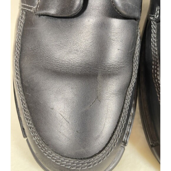 Men's ECCO 'Fusion II' Black Leather Moc-Toe Oxfords Size US 12 EUR 46 UK 11.5 - Picture 5 of 8